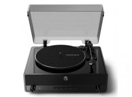Gramofon PHILIPS The Stevie Pro Retro, 20W, Bluetooth, crni (TAV5000/10)