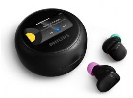  Bluetooth slušalice PHILIPS Retro Buds, In-Ear, ANC, do 42h reprodukcije, IP54, crne (TAMS3BK/00)