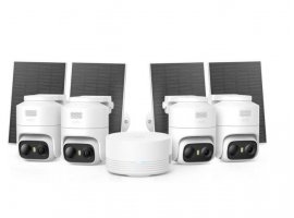  Sustav za videonadzor ANKER Eufy Security eufyCam C37 Kit (4 Outdoor CCTV Cameras + Solar + HomeBase Mini)