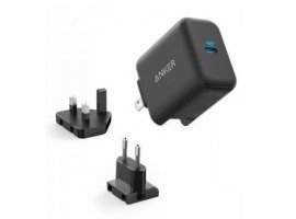  Zidni punjač ANKER PowerPort III, 25W, putni, crni