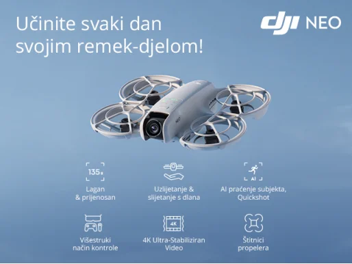DJI Neo: Mali dron, velike mogućnosti