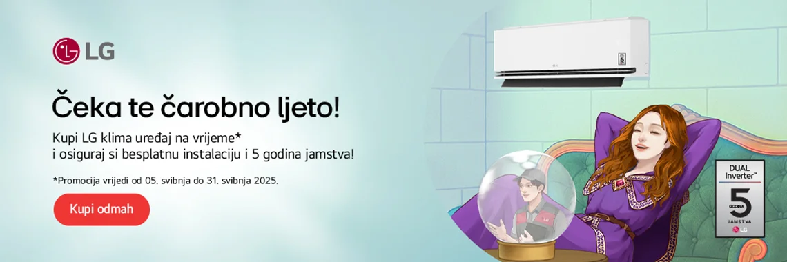 LG klime besplatna montaža - 05/25