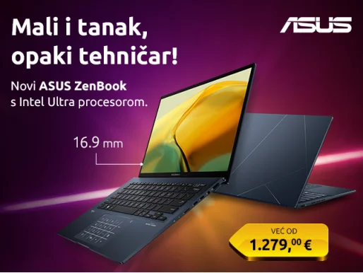 Zenook 14 s novim Intelom - laptop koji vrijedi svakog eura