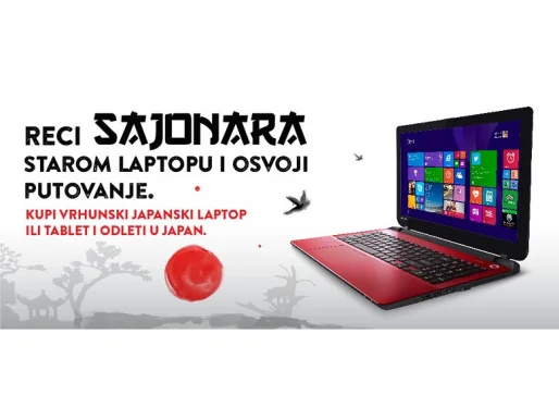Kupi Toshiba laptop i odleti u Japan!