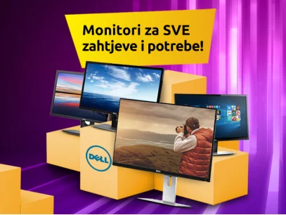 DELL monitori za sve zahtjeve i potrebe