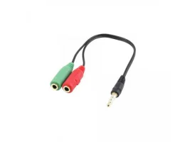  Audio adapter WHITE SHARK 3.5mm(m) na 2x3.5mm(ž), 0.2m