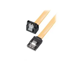  Računalni kabel TRANSMEDIA, kutni, SATA III, 0.3 m, žuti