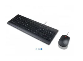  Tipkovnica + miš LENOVO Essential, žična, USB, crna
