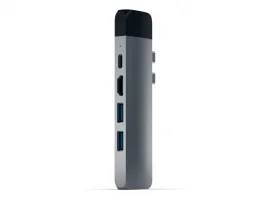 USB-C HUB SATECHI Pro HUB, USB 3.0, USB Type-C, HDMI, RJ45 (LAN), sivi (ST-TCPHEM)