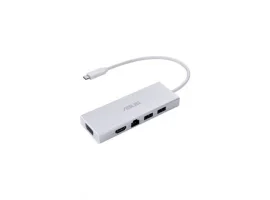  Docking stanica ASUS OS200, USB-C na 1x HDMI, 1x VGA, 2x USB-A 3.0, 1x RJ45 Gigabit; 0.2m, siva