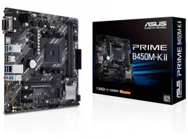  Matična ploča ASUS PRIME B450M-K II, socket AM4, DDR4, VGA, DVI, HDMI