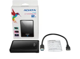  Eksterni tvrdi disk, 2 TB, A-DATA HV620S Slim, 2.5", USB 3.0, crni