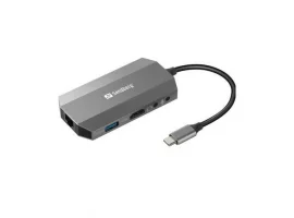  Docking stanica SANDBERG USB-C, 6u1 Travel Dock