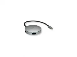  USB-C HUB ROLINE 4-porta USB 3.2 Gen1, USB-C kabel, 0.15m