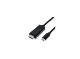  Video kabel ROLINE VALUE USB-C(m) na HDMI(m), 2.0m, crni