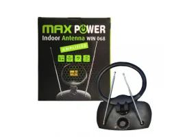  Antena MAXPOWER s pojačalom W068 UHF+VHF 42db, crna