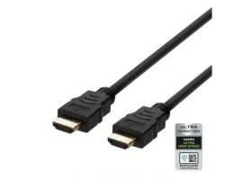  Video kabel DELTACO HDMI(m) 2.1 na HDMI(m) 2.1, 1.0m, kutija, crni