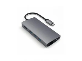  USB-C HUB SATECHI Aluminum Multi-Port, 3x USB 3.0, USB Type-C, HDMI 4K, LAN, srebrni (ST-TCMAS)