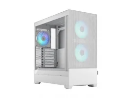  Kućište FRACTAL DESIGN Pop Air RGB White TG, tempered glass, 3x 120 mm RGB fan, 2x USB 3.0, bez napajanja, bijelo
