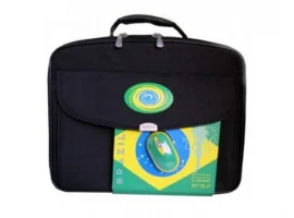  Torba za laptop DICOTA Brasil Spirit, do 15.6", crna + optički miš (N13468P)