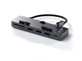  USB-C HUB SATECHI Clamp Pro, 3x USB 3.0, MicroSD, Space Grey