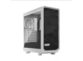  Kućište FRACTAL DESIGN Meshify 2 Compact Lite White TG Clear, tempered glass, 2x 140 mm fan, 1x 120 mm fan, bez napajanja, crno