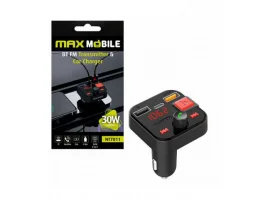  FM transmiter MAXMOBILE NT7011, auto punjač, 30W, USB-C