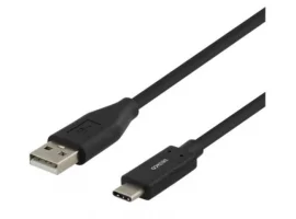  Kabel DELTACO USB-C (m) 2.0 na USB-A (m) 2.0, 0.5m, crni