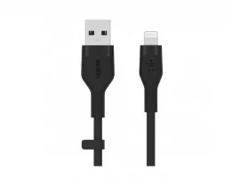  Kabel BELKIN BoostCharge Silicone USB-A (m) na Lightning (m), 1m, crni
