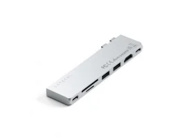 USB-C HUB SATECHI Pro Hub Slim, za MacBook Air M2 2022, 1x USB-C 4.0 100W PD, 1x HDMI, 2x USB-A, SD/MicroSD, SD/SDHC/SDXC, 1x USB-C, srebrni