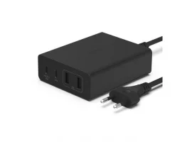  Kućni punjač BELKIN WCH010vfBK, 108W, 2x USB-A, 2x USB-C, GaN, 2m, crni