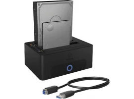  Docking stanica ICY BOX IB-1232CL-U3, 2x SATA 2.5"/3.5" HDD/SSD na USB 3.0, kloniranje
