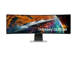  Monitor SAMSUNG Odyssey G95SC LS49CG950SUXDU, 49", OLED/QD, DQHD 5120x1440 px, 240Hz, 0.03Hz, HDR400, FreeSync, G-Sync, Tizen, DP, HDMI, microHDMI, USB, zvučnici, zakrivljen