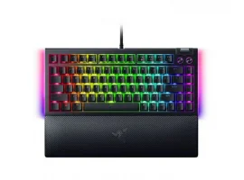  Tipkovnica RAZER BlackWidow V4 75%, gaming, mehanička, žična, RGB, crna, US/HR Layout, (Orange Tactile Switch)