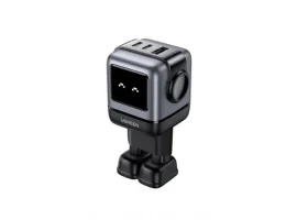  Kućni punjač UGREEN Nexode Robot, GaN 65W, 1xUSB-A, 2XUSB-C, crni