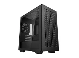  Kućište DEEPCOOL CH370, mini tower, tempered glass, 2x USB 3.0, 1x 12cm ventilator, bez napajanja, crno