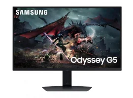  Monitor SAMSUNG Odyssey G50D LS27DG500EUXEN, 27", fast IPS, QHD 2560x1440px, 180Hz, 1ms, HDR400, FreeSync, DP, HDMI, pivot