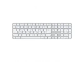  Tipkovnica APPLE Magic Keyboard with Touch ID and Numeric Keypad for Mac models with Apple silicon, Croatian, White Keys (mxk73cr/a)