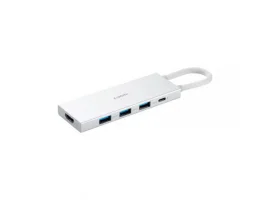  USB-C HUB XIAOMI 5-in-1, 3xUSB-A, 1xHDMI, 1xUSB-C, srebrni 