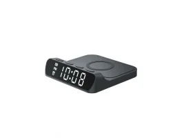  Bežični punjač HAVIT W3031, funkcijski sat i budilica, do 15 W, crni
