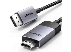  Video kabel UGREEN DP (m) 1.4 na HDMI (m) 2.1, 2m, 8K, 60Hz, jednosmjeran, crni
