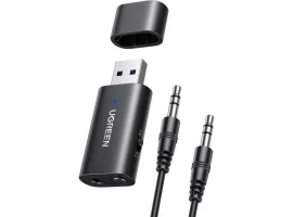  Audio odašiljač UGREEN 2u1, TX/RX, Bluetooth 5.1, USB-A na 3.5mm, crni