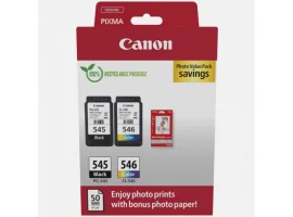  Tinta CANON PG-545 + CL-546, multipack, boja + crna + 50 listova foto papira (8287B008)