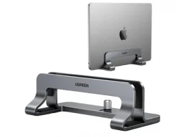  Stalak za laptop UGREEN, vertikalni, prilagodljiv, aluminij, sivi
