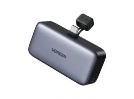  Prijenosna baterija UGREEN 5000mAh, 22.5W, USB-C, PD 3.0, QC 3.0, LED display, siva