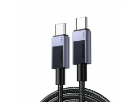  Kabel UGREEN USB-C (m) 2.0 na USB-C (m) 2.0, 240W, 5A, PD 3.1, do 480 Mbps, pleteni, 2m, crni