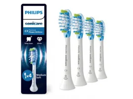  Zamjenske četkice PHILIPS HX9044/87, Sonicare Premium Plaque Defence, 4kom, bijele