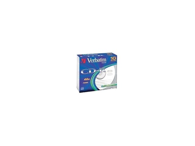 CD-R medij VERBATIM, 700 MB, 48x, 10 kom, kutija