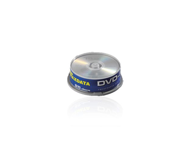 DVD-R medij TRAXDATA, 4.7 GB, 16 x, 25 kom, spindle