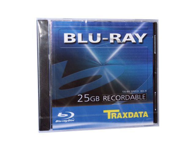 Blu-ray medij TRAXDATA, 25 GB, 4x, 1 kom, kutija